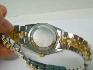 1990 ROLEX OYSTER PERPETUAL DATEJUST MODEL16233 18K GOLD STAINLESS 
