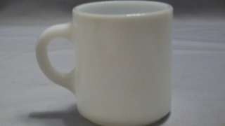 Vintage Milk Glass Teacher Coffee Mug  