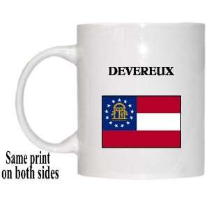    US State Flag   DEVEREUX, Georgia (GA) Mug 