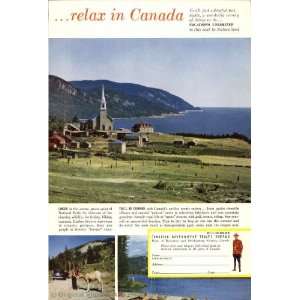  1953 Canada relax in Canada Vintage Ad