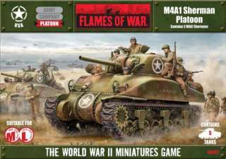 M4A1 Sherman Platoon Flames of War UBX02   