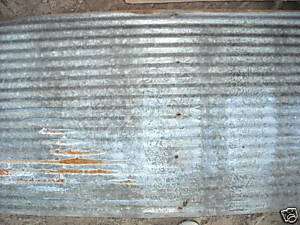 Antique Corrugated Roofing Tin   $1sf  
