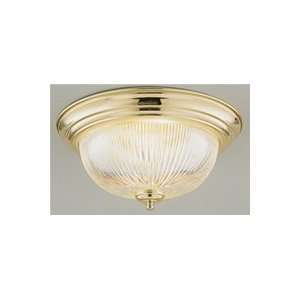 Forte Lighting 2041 03 02 Polished Brass Close to Ceiling Transitional 