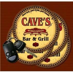  CAVES Family Name Bar & Grill Coasters