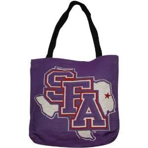  NCAA Stephen F. Austin Lumberjacks Purple Woven Tote Bag 