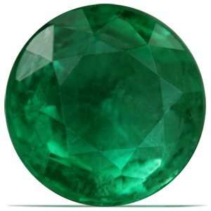  0.79 Carat Loose Emerald Round Cut Jewelry