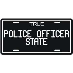 New  True Police Officer   State  License Plate Occupations  