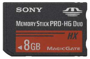 SONY MEMORY STICK MS PRO HG DUO HX 8GB 8G 8 G GB 50MB  