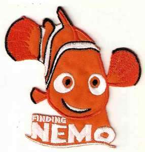 Finding Nemo Clown Fish Disney Embroidered Iron On  