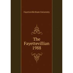    The Fayettevillian. 1988 Fayetteville State University Books