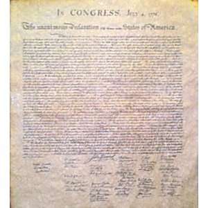  Declaration of Independence Large