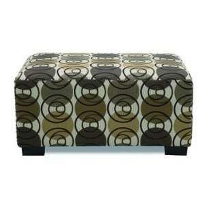 Swirl Design Ottoman 