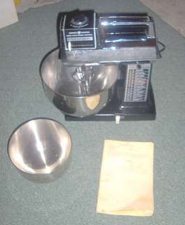 Vintage CHROME GE Countertop Stand Mixer  