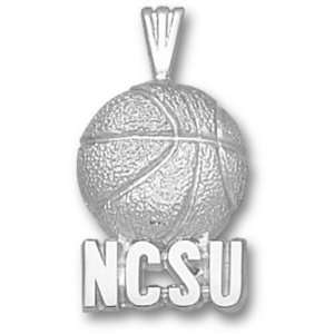 North Carolina State Wolfpack Sterling Silver NCSU Basketball 