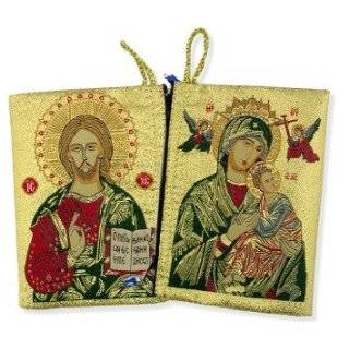 Holy Virgin Mary Perpetual Christ Rosary Pouch Holder