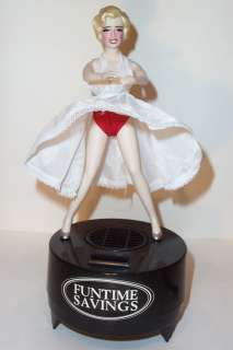   BATTERY OPERATED MARILYN MONROE FUNTIME SAVINGS COIN BANK MINT MIB