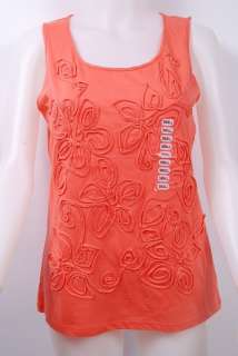 Brand New Jones New York Cotton Tank Top with Applique for Ladies in 
