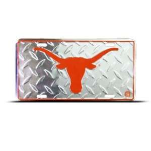  Texas Longhorns Diamond Back Metal College License Plate 