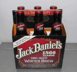   Discontinued Jack Daniels 1866 Oak Aged Winter Brew Beer Full 6 Pack