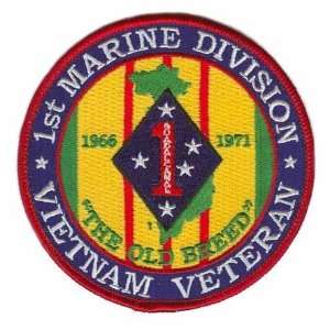  1st Marine Division Vietnam Veteran Patch 