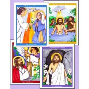  Mysteries of the Rosary (20 Classroom Cards) Kitchen 