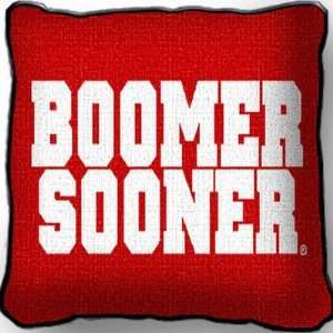 University of Ok Boomer Sooners Pillow 