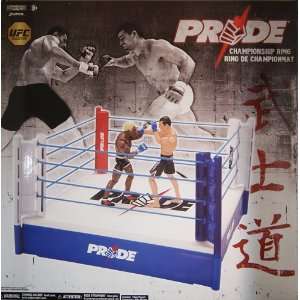  PRIDE CHAMPIONSHIP RING MMA UFC TOY ACTION FIGURE PLAYSET 