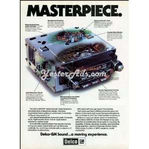 1980 Vintage Ad AC Delco Division of GM Delco GM Sound a moving 