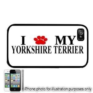  Yorkshire Terrier Paw Love Dog Apple iPhone 4 4S Case 