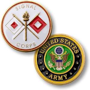 US ARMY SIGNAL CORPS MILITARY CHALLENGE COIN #60328  