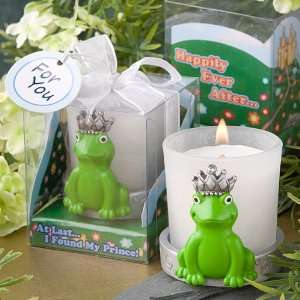  At Last I Found My Prince Collection frog votive candle 