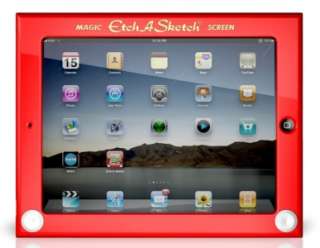 Etch A Sketch Hard Case For iPad 2 w/ Kickstand Impact Resistant Red 