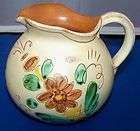 Vintage Southwest Clay Cactus Design Pitcher