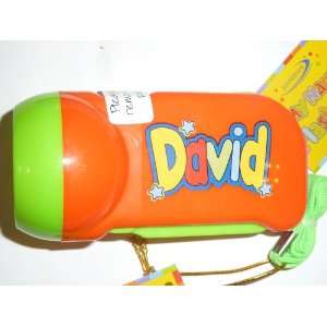  My Name Personalized Flashlight David Toys & Games
