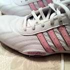 Adidas Goodyear   Womens Size 5  Pink & White Awesome