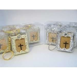   Key Chain Religious Favor   Spanish   Gold (12 Pack) 