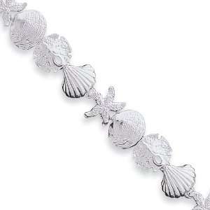  Sterling Silver Seashells Bracelet Vishal Jewelry 