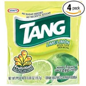 Tang Fruitrition Lime Powdered Drink Mix, 0.69 Ounce Packages (Pack of 