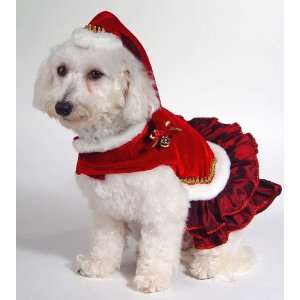   Mrs Santa Claus doggie couture 10 inch outfit