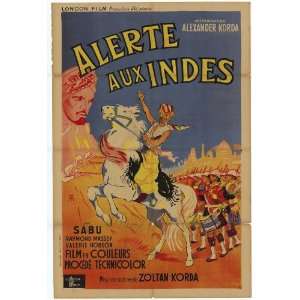 The Drum Movie Poster (27 x 40 Inches   69cm x 102cm) (1938) French  