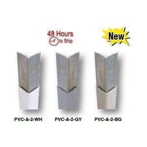  PVC Plastic Corner Protectors w/Aluminum Insert 90 Degrees 