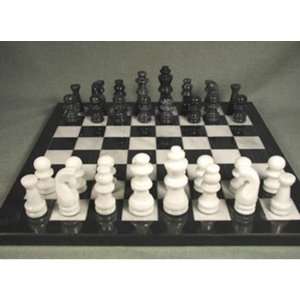  Chess Marble Set 16 Black and White 