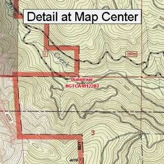   Topographic Quadrangle Map   Dunsmuir, California (Folded/Waterproof