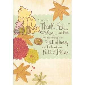   Very Thank Full Said Pooh for His Tummy Was