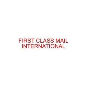  FIRST CLASS MAIL INTERNATIONAL Rubber Stamp for mail use 