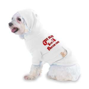 Tease a Boston Terrier Hooded (Hoody) T Shirt with pocket for your Dog 