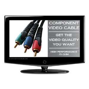    6 ft. Component Video Cables   Designed for HDTV Electronics