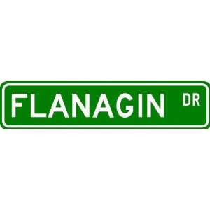  FLANAGIN Street Sign ~ Personalized Family Lastname 