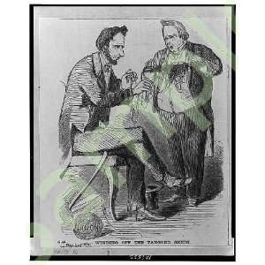  1861 Abraham Lincoln tangled ball of yarn Union