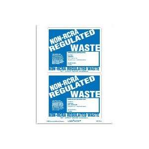  Laser Non RCRA Regulated Waste Label